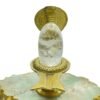 Original Sphatik Lingam 200 Gms With Brass Stand