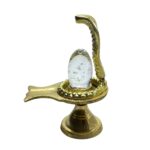 Original Sphatik Lingam With Brass Stand - 17 gram