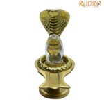 Original Sphatik Lingam With Brass Stand - 17 gram