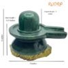 Pure Green Jade Margatha Shivling 6 Inches 5.214 Grams 13 Pure Green Jade Margatha Shivling 6 Inches 5.214 Grams