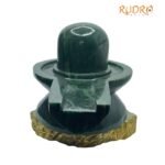 Pure Green Jade Margatha Shivling 6 Inches 5.214 Grams