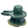 Pure Green Jade Margatha Shivling 6 Inches 5.214 Grams
