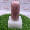 Rose Quartz Lingam With Quartz Stand 8 Inches 2604 Grams