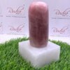 Rose Quartz Lingam With Quartz Stand 8 Inches 2604 Grams