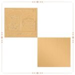 Shri Dhumavati Pujan Yantra Golden Plated - 3 Inches
