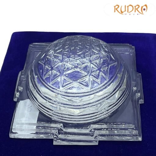 Sphatik Kurma Shree Yantra 1 By 3 Inches 205 Grams