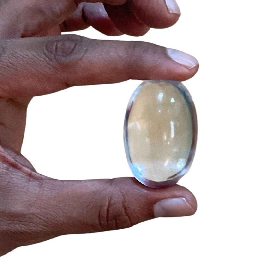 Sphatik Lingam - 1.75 Inches - ( 52 Gram ) 1 Sphatik Lingam - 1.75 Inches - ( 52 Gram )