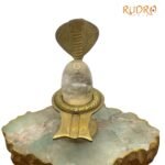 Sphatik Lingam 105 Gm With Brass Stand