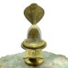 Sphatik Lingam 137 Gms With Brass Stand