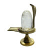 Sphatik Lingam 146 Grams With Brass Stand