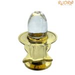 Sphatik Lingam With Brass Stand 32 gram