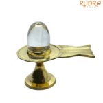 Sphatik Lingam With Brass Stand 32 gram