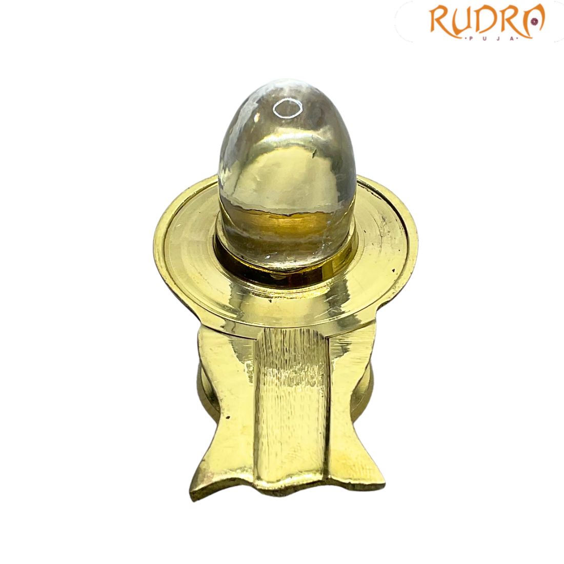Sphatik Lingam With Brass Stand 32 gram