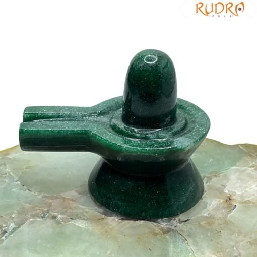 Green Jade Shivling 155 Gm