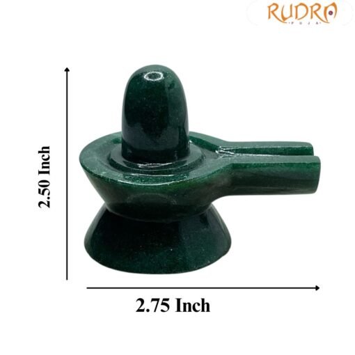 Green Jade Shivling 155 Gm