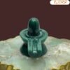 Margatha Green Jade Shivling 2.50 Inches 155 Grams 13 Green Jade Shivling 155 Gm