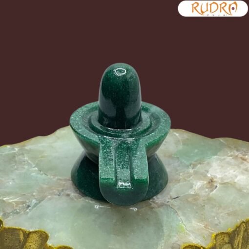 Green Jade Shivling 155 Gm