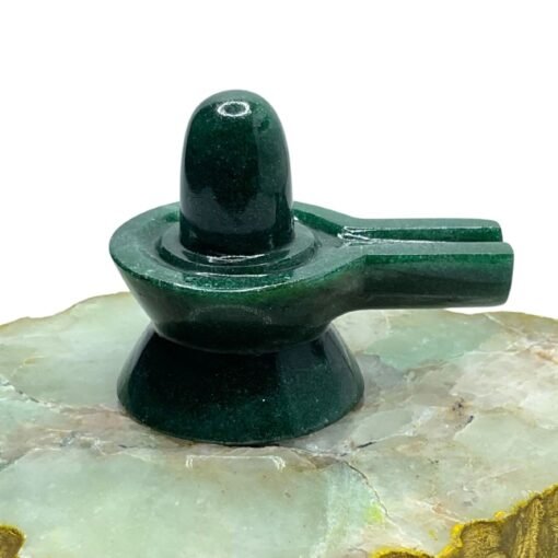 Green Jade Shivling 155 Gm