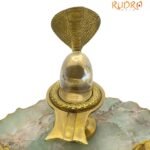 Sphatik Lingam With Brass Stand 95 Gm