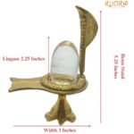 Sphatik Lingam With Brass Stand 95 Gm