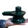 Chandramouleshwar Green Margatha Shivling - 5 Inches - ( 1980 Grams )