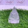 Crystal Sphatik Shree Yantra 4.5 Inches ( 592 Grams )