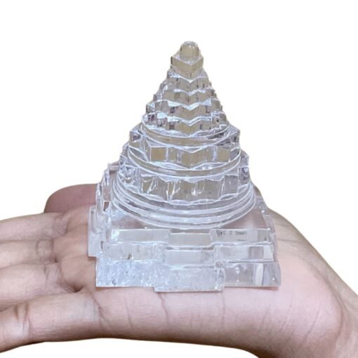 Crytstal Sphatik Shree Yantra 270 Gms