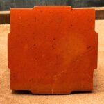 Ganesha Yantra In Red Jasper Stone -2.25 Inches 374Gms Bp C