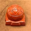 Ganesha Yantra In Red Jasper Stone -2.25 Inches 374Gms Fp C