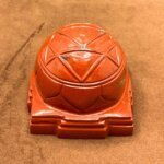 Ganesha Yantra In Red Jasper Stone -2.25 Inches 374Gms Fp C