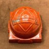 Ganesha Yantra In Red Jasper Stone -2.25 Inches 374Gms Up C