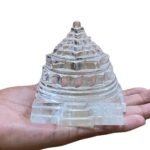 Sphatik Shree Yantra - (826Grams ) - 3.75 Inches