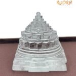 Sphatik Shree Yantra - (826Grams ) - 3.75 Inches