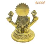Brass Lakshmi Idol - 3.5 Inches ( 363 Grams )