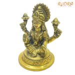 Brass Lakshmi Idol - 3.5 Inches ( 363 Grams )