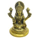 Brass Lakshmi Idol - 3.5 Inches ( 363 Grams )