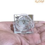 Crystal Shree Yantra स्फटिक श्रीयंत्र - 1.75 Inches (60 Grams )