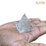 Crystal Shree Yantra स्फटिक श्रीयंत्र - 1.75 Inches (60 Grams )