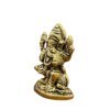 Ganesh And Rat Idol In Brass