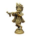 Lord Krishna Idol With Brass