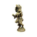 Lord Krishna Idol With Brass