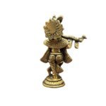 Lord Krishna Idol With Brass