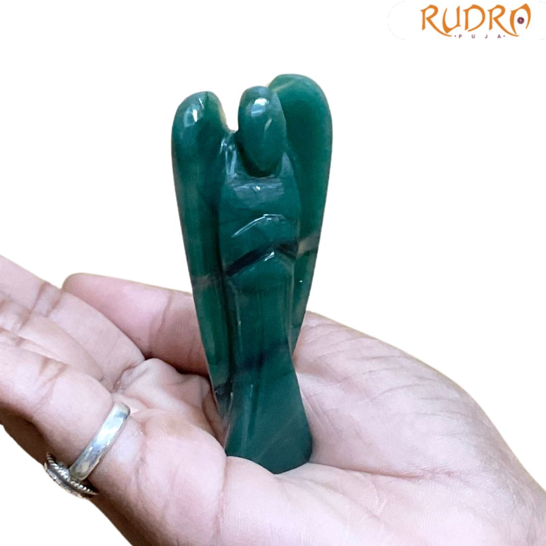 Natural Green Jade Angel - 3 Inches