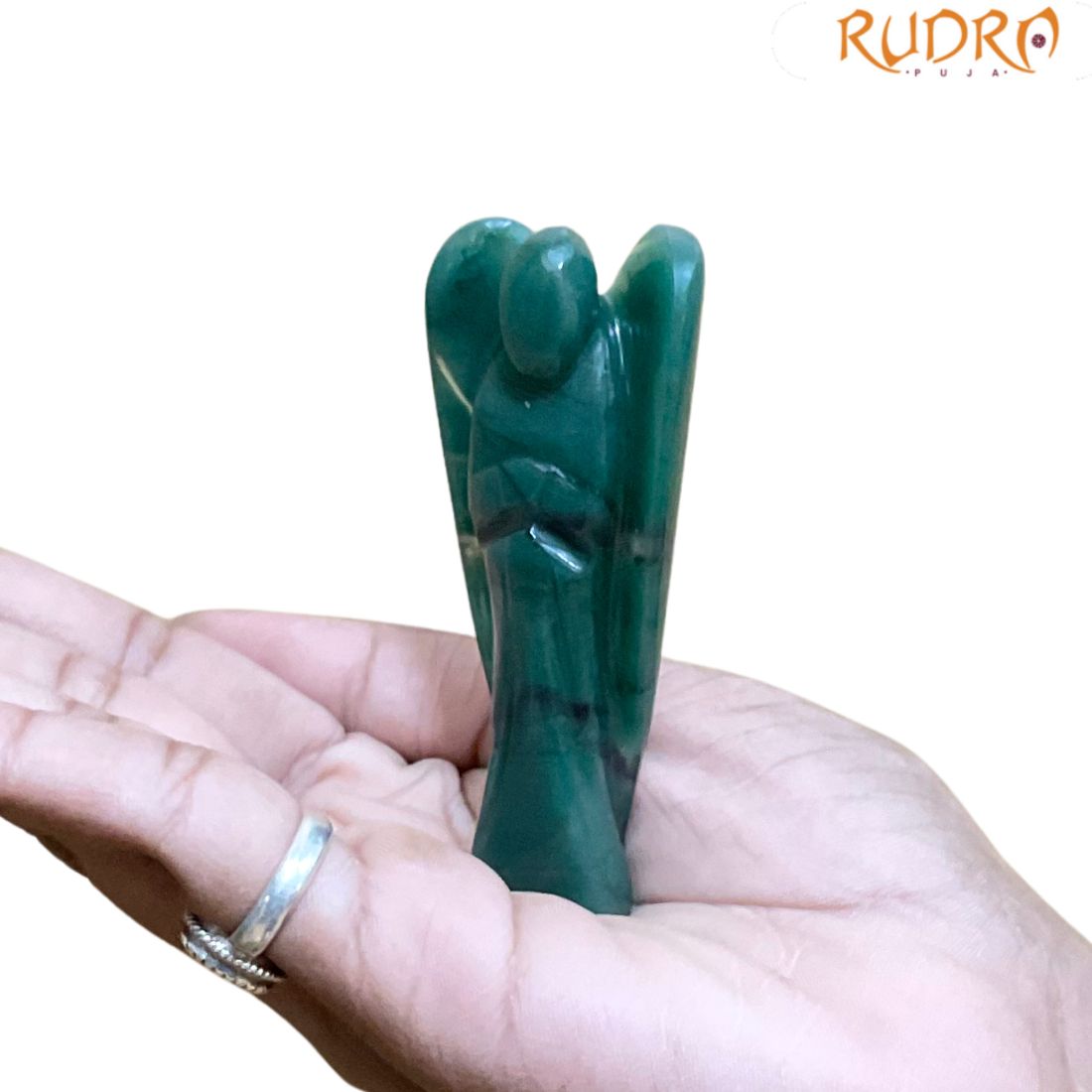 Natural Green Jade Angel - 3 Inches