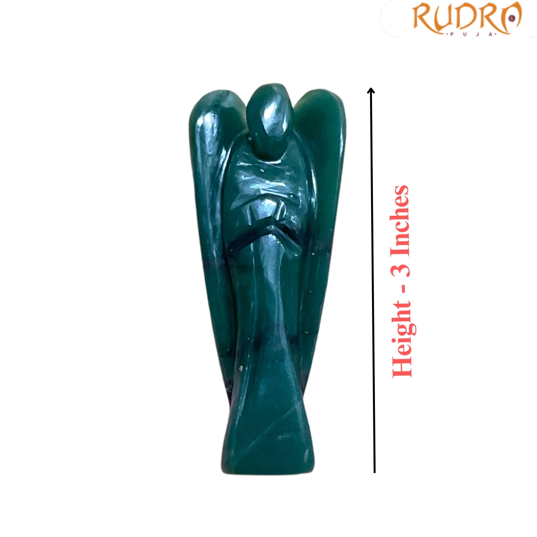 Natural Green Jade Angel - 3 Inches