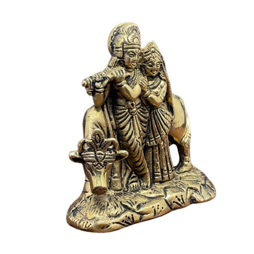 Radha Krishna Murti In Brass