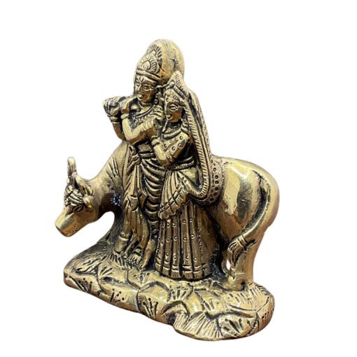 Radha Krishna Murti In Brass