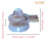 Alternative view of Sphatik Shivling - 2 Inches - (184 Grams )