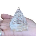 Sphatik Shree Yantra - 2 Inches - ( 88 Grams )