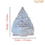 Sphatik Shree Yantra - 2 Inches - ( 88 Grams )